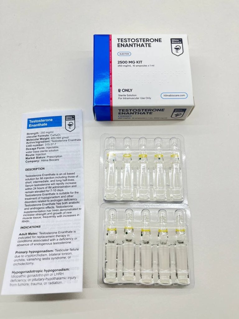 Hilma Biocare - Testosterone Enanthate (250 mg/ml)